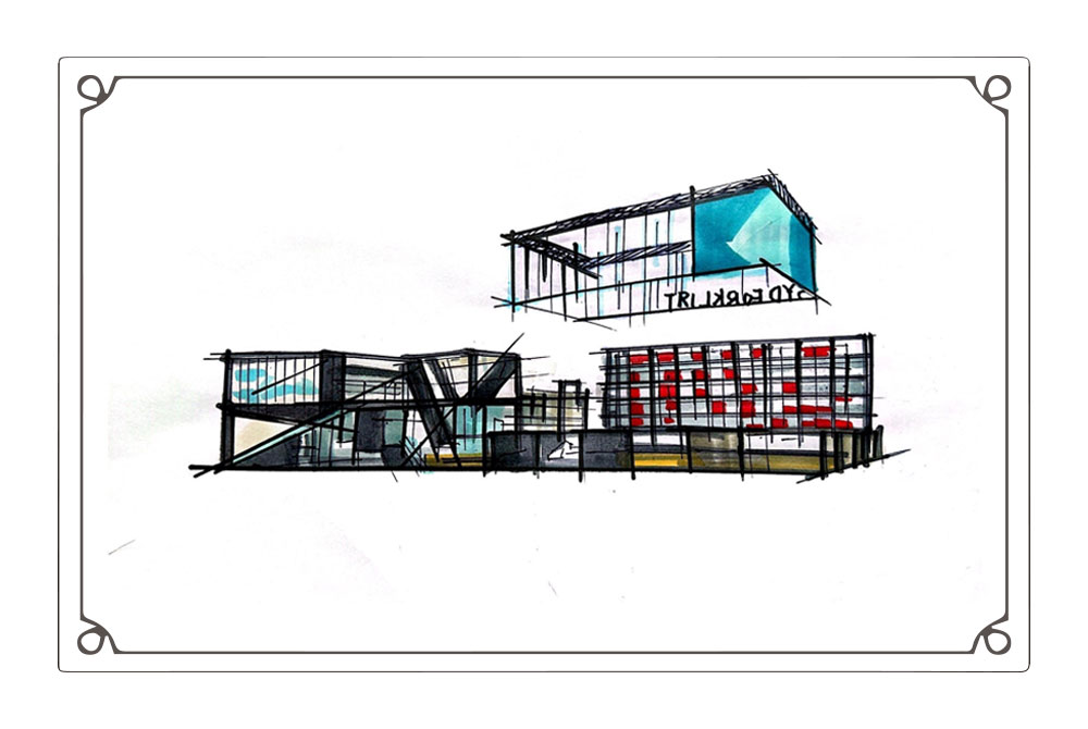 物流展雙層展臺展覽搭建項目