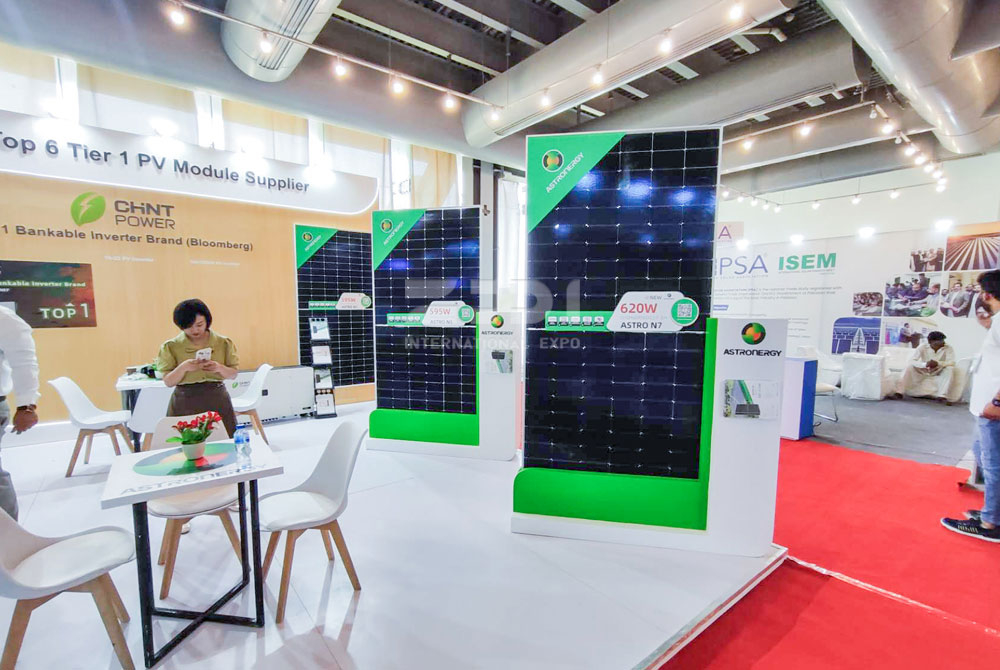 項(xiàng)目名稱：2024巴基斯坦ISEM展舉辦地點(diǎn)：巴基斯坦合作企業(yè)：ASTRONERGY面積：36㎡